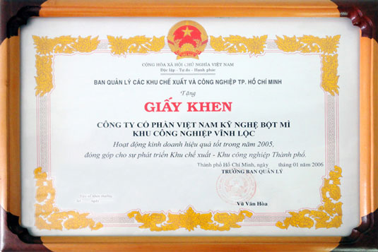  - Bột Mì Vikybomi - Công Ty CP Việt Nam Kỹ Nghệ Bột Mì